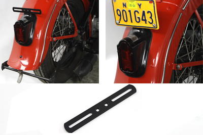 V-Twin - 31-0324 - Replica Bracket for Tombstone Tail Lamp - Fits 1949-1954 Harley-Davidson FL, 1949-1952 W