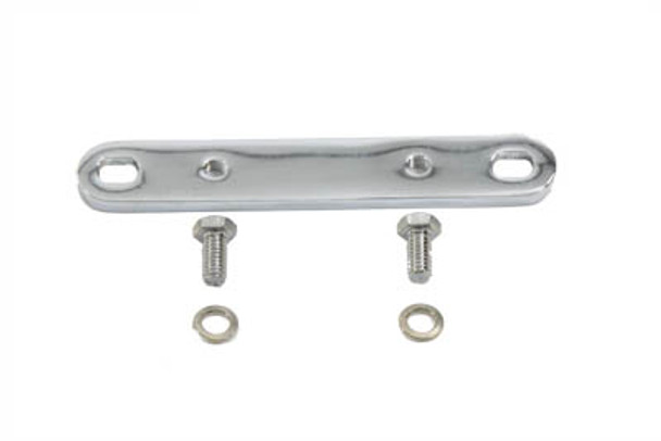 V-Twin - 31-0330 - Headlamp Mount Bracket Adapter Bar Chrome