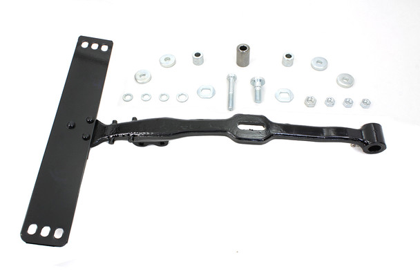 V-Twin - 31-0415 - Replica Seat T Black - Fits 1965-1980 Harley-Davidson FL, 1965-1972 G