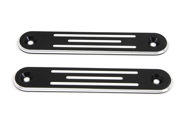 V-Twin - 31-0828 - Black Spotlamp Eliminator Bracket Set - Fits 1994-2013 Harley-Davidson FLT