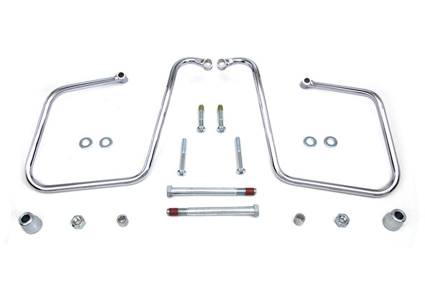 V-Twin - 31-0921 - Chrome Saddlebag Support Set