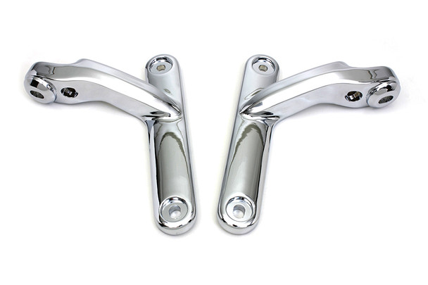 V-Twin - 31-1027 - Chrome Spotlamp Bracket Set