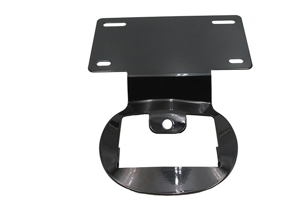 V-Twin - 31-1473 - License Plate Relocation Bracket Black