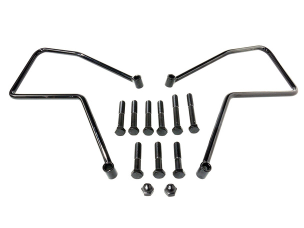 V-Twin - 31-1571 - Black Saddlebag Support Set - Fits 1971-1984 Harley-Davidson FX, FXE