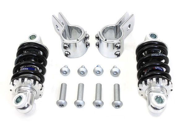 V-Twin - 31-1745 - Solo Seat Shock Kit - Fits 1958-1984 Harley-Davidson FL (for swingarm frames), 1941-1957 FL (for rigid frames)