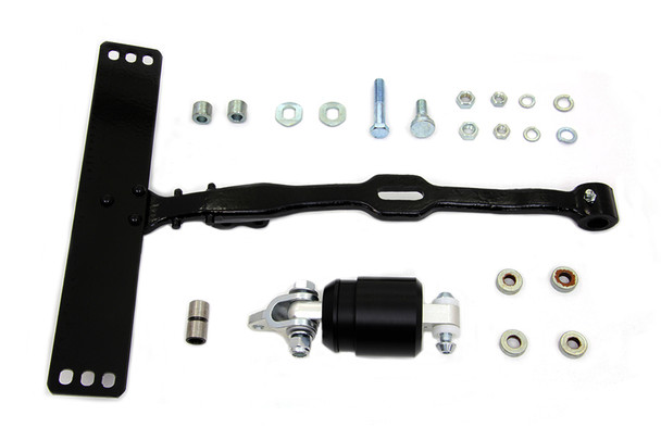 V-Twin - 31-1781 - Black Seat Tee with Shock Kit - Fits 1936-1964 Harley-Davidson G, 1941-1964 FL, 1936-1952 W