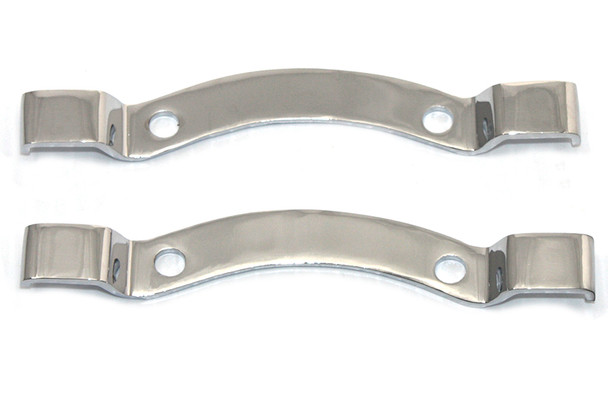 V-Twin - 31-1987 - Chrome Bracket Set for Sissy Bar Pad