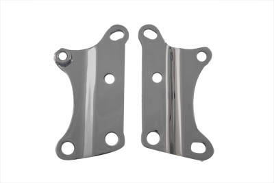 V-Twin - 31-2137 - Chrome Front Motor Mount Set - Fits 1984-2003 Harley-Davidson XL (Late 1984)