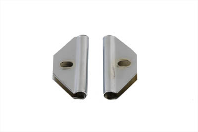 V-Twin - 31-3985 - Windshield Molding Clamp Set Stainless Steel - Fits 1969-1984 Harley-Davidson FL