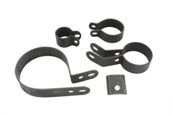 V-Twin - 31-9004 - Parkerized Exhaust Clamp Kit