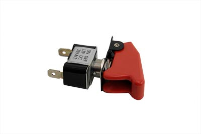 V-Twin - 32-0188 - Toggle Switch 20 Amp with Red Cap