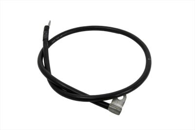 V-Twin - 32-0334 - Battery Cable 31-3/4 inch Black Positive - Fits 1989-1992 Harley-Davidson FLT