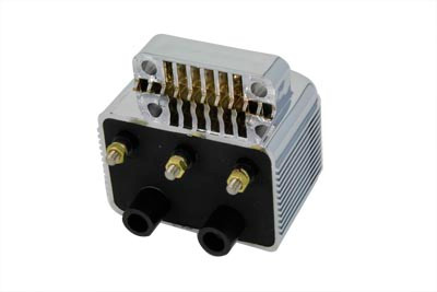 V-Twin - 32-0474 - Volt Tech Chrome Single Fire Coil