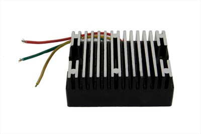 V-Twin - 32-0618 - Volt Tech Black 6 Volt Regulator