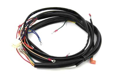 V-Twin - 32-0671 - Main Wiring Harness - Fits 1975-1976 Harley-Davidson XLCH (kick starter models)