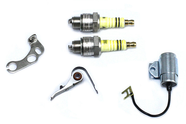 V-Twin - 32-1114 - Ignition Tune Up Kit with Champion Spark Plugs