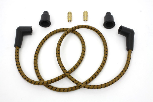 V-Twin - 32-1216 - Universal Braided Wire Kit 7mm