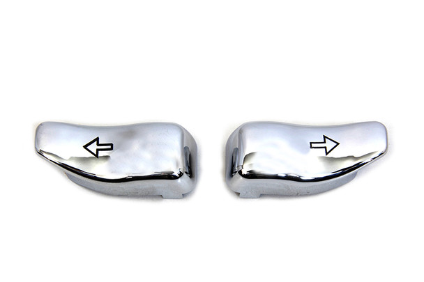 V-Twin - 32-1320 - Chrome Turn Signal Extension Cap