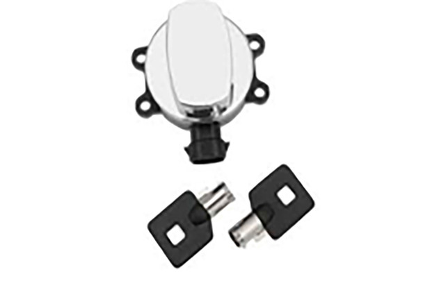 V-Twin - 32-1483 - Side Hinge Ignition Switch Chrome
