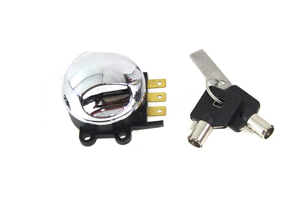V-Twin - 32-1622 - 3D Ignition Swtich - Fits 1996-2013 Harley-Davidson FXST, FLT, 1996-2011 FXDWG, 2006-2011 FXE, 2008-2011 FXDF, 1996-2013 FLST
