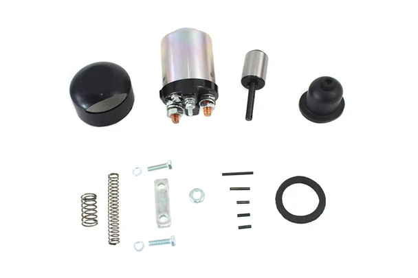 V-Twin - 32-1624 - Zinc Starter Solenoid Kit - Fits 1965-1984 Harley-Davidson FL, 1987-1988 FXST