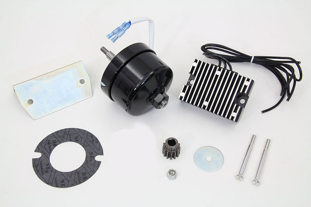 V-Twin - 32-1672 - Black 12 Volt Alternator Generator Conversion Kit