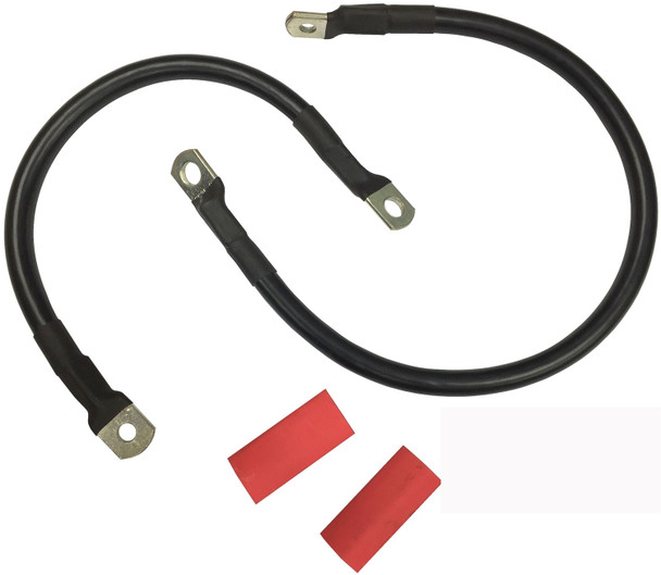 V-Twin - 32-1895 - Battery Cable Set Black - Fits 1986-2003 Harley-Davidson XL