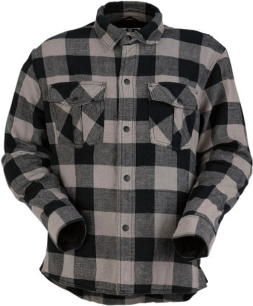  Z1R - The Duke Black/ Grey Flannel Shirt 