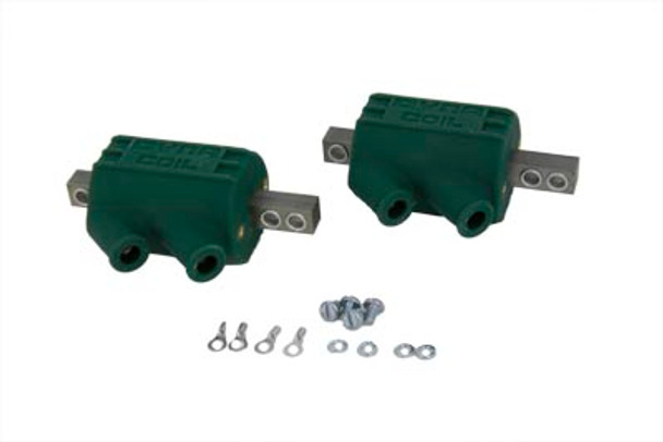 V-Twin - 32-7789 - Dyna 12 Volt 3 Ohm Dual Fire Coil