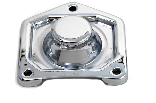 V-Twin - 32-7798 - Chrome Starter Solenoid Plate