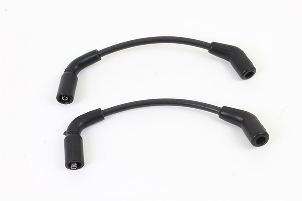 V-Twin - 32-9194 - Accel 8mm S/S Spiral Core Ignition Wire Set Black