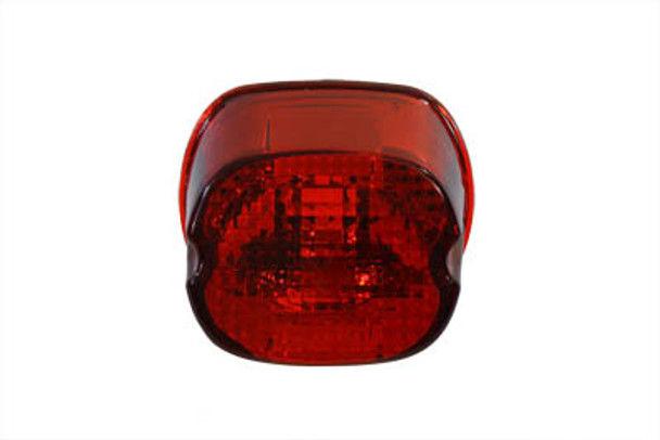 V-Twin - 33-0257 - Tail Lamp Lens Laydown Style Red