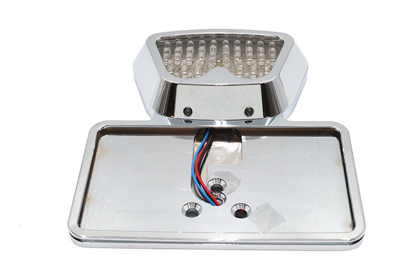 V-Twin - 33-0289 - Chrome Fender Mount LED Tail Lamp Zoid Type