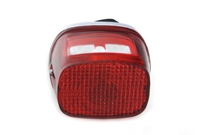 V-Twin - 33-0301 - Stock Type Chrome Tail Lamp