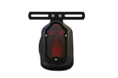 V-Twin - 33-0328 - Replica Black Tombstone Tail Lamp