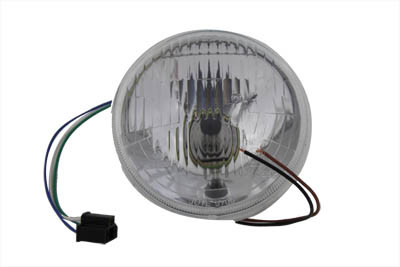 V-Twin - 33-0340 - Bates 5-3/4 inch Round Headlamp Unit