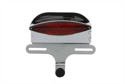 V-Twin - 33-0438 - Chrome License Plate and Tail Lamp Bracket Kit