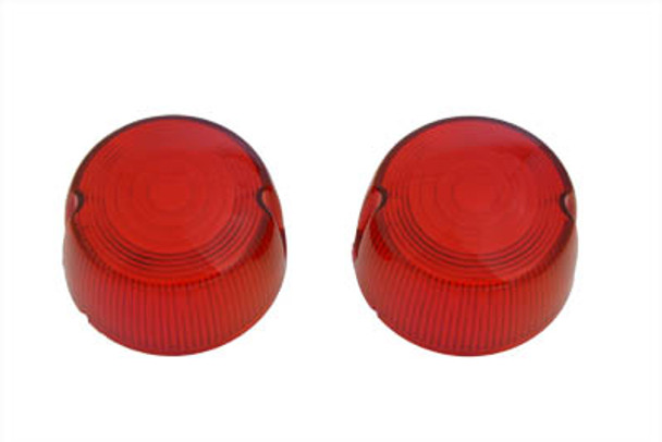 V-Twin - 33-0500 - Turn Signal Lens Set Red