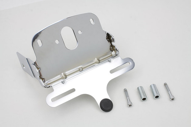 V-Twin - 33-0584 - Chrome Deco Tail Lamp Mount Bracket