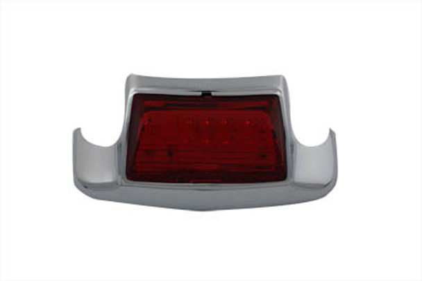 V-Twin - 33-0656 - Red LED Rear Fender Lamp Tip with Light