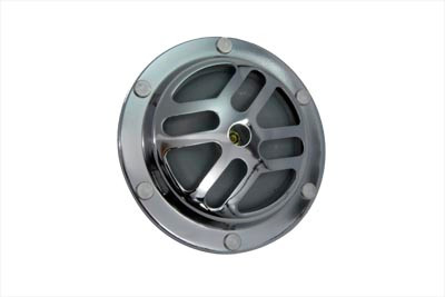 V-Twin - 33-0738 - Universal Style 12 Volt Chrome Horn