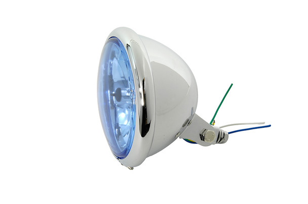 V-Twin - 33-0777 - 5-3/4 inch Round Headlamp Bates Style