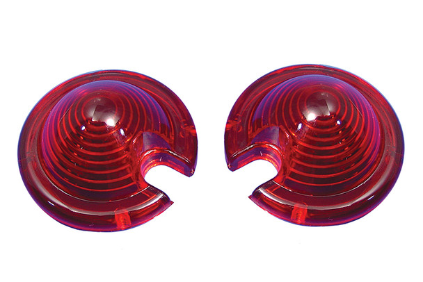 V-Twin - 33-0949 - Replacement Red Lens Set for Turn Signal