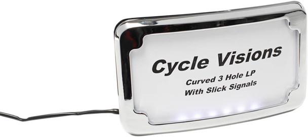  Cycle Visions - License Plate Frame - 3 Hole 