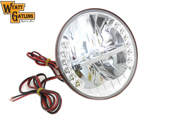 V-Twin - 33-1008 - 7 inch LED Headlamp Assembly by Wyatt Gatling