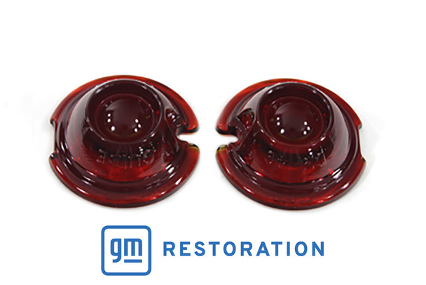 V-Twin - 33-1285 - Replica Guide Bullet Marker Lamp Set Red