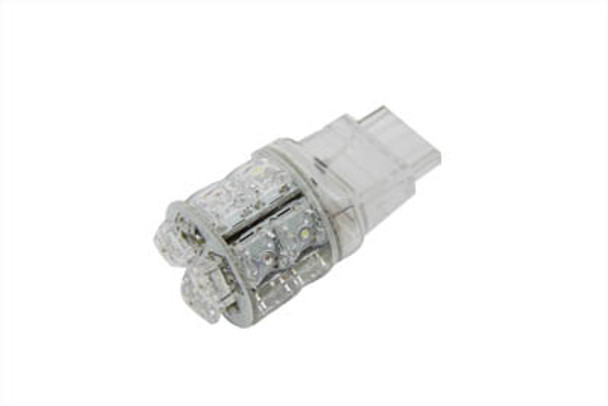 V-Twin - 33-1389 - Super Flux LED Wedge Style Bulb Amber and White