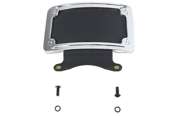 V-Twin - 33-1612 - Chrome Curved License Plate Frame - Fits 2010-2023 Harley-Davidson FLTRX, FLHX