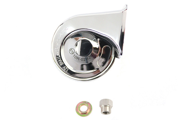 V-Twin - 33-1700 - Chrome Cow Bell Horn