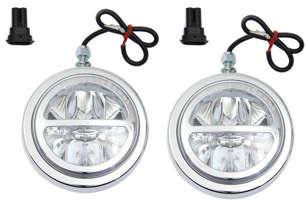 V-Twin - 33-1732 - 4-1/2 inch LED Spotlamp Set